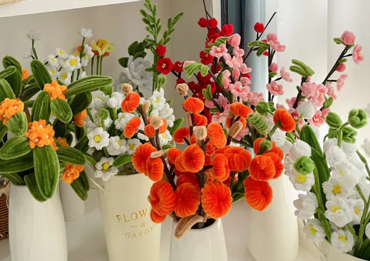 What Are Pipe Cleaner Flowers?