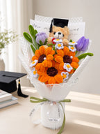 Everlasting Graduation Teddy and Sunflower Bouquet